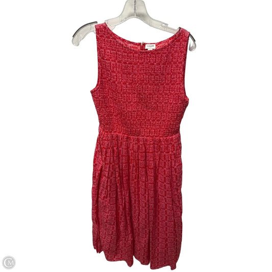 Dress Casual Maxi By J. Crew In Red, Size: S