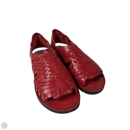 Shoes Flats By Cmc In Red, Size: 8.5