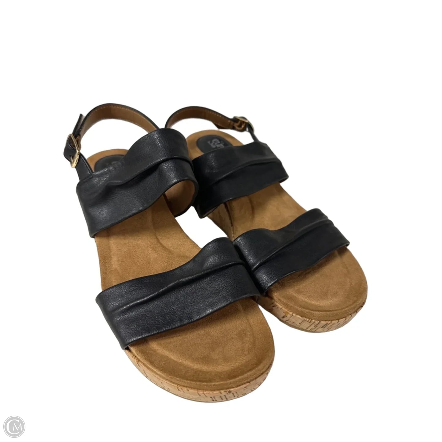 Sandals Heels Wedge By Sofft In Black, Size: 10