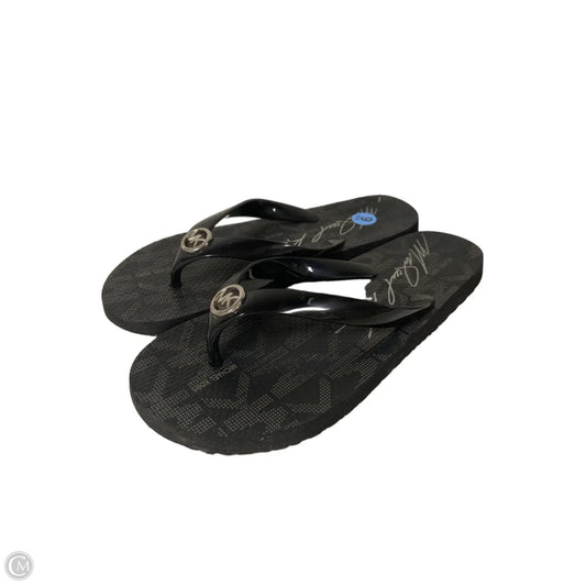 Sandals Designer By Michael Kors In Black, Size: 6