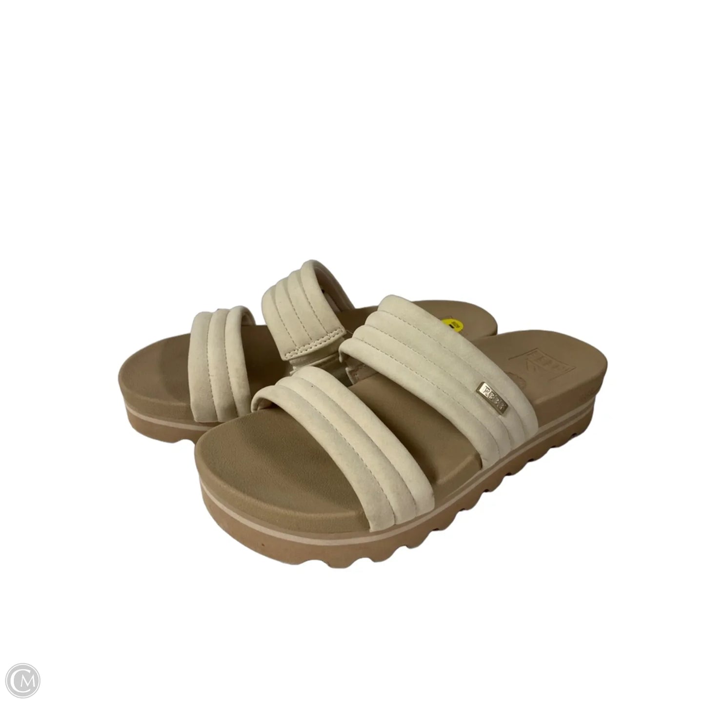 Sandals Flats By Reef In Beige, Size: 7