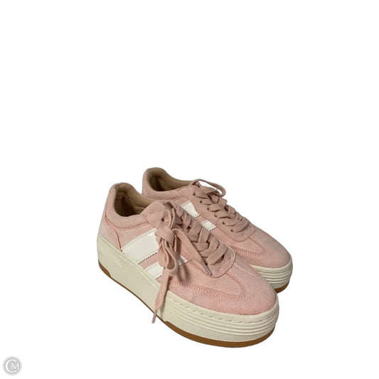 Shoes Sneakers By Madden Girl In Pink, Size: 5