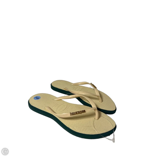 Sandals Flip Flops By Havaianas In Yellow, Size: 6