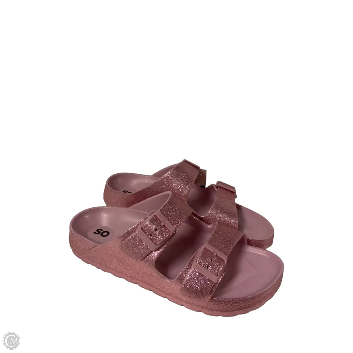 Sandals Flats By So In Pink, Size: 8