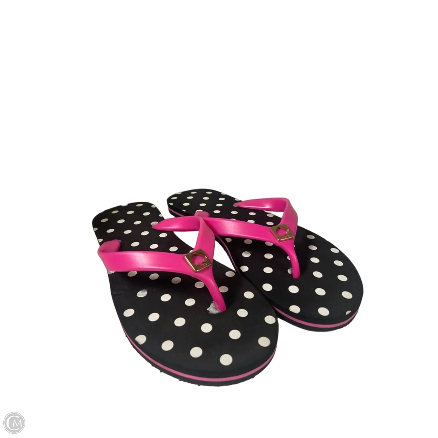 Sandals Designer By Kate Spade In Polkadot Pattern, Size: 8