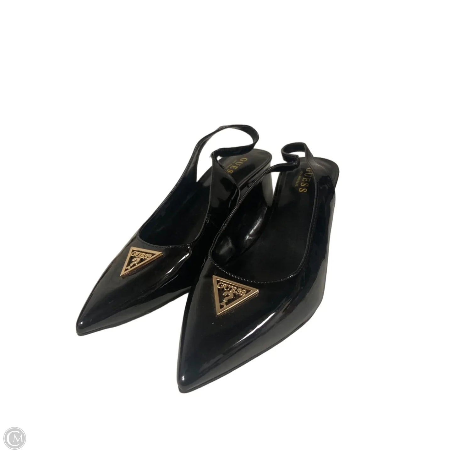 Shoes Heels Block By Guess In Black, Size: 10