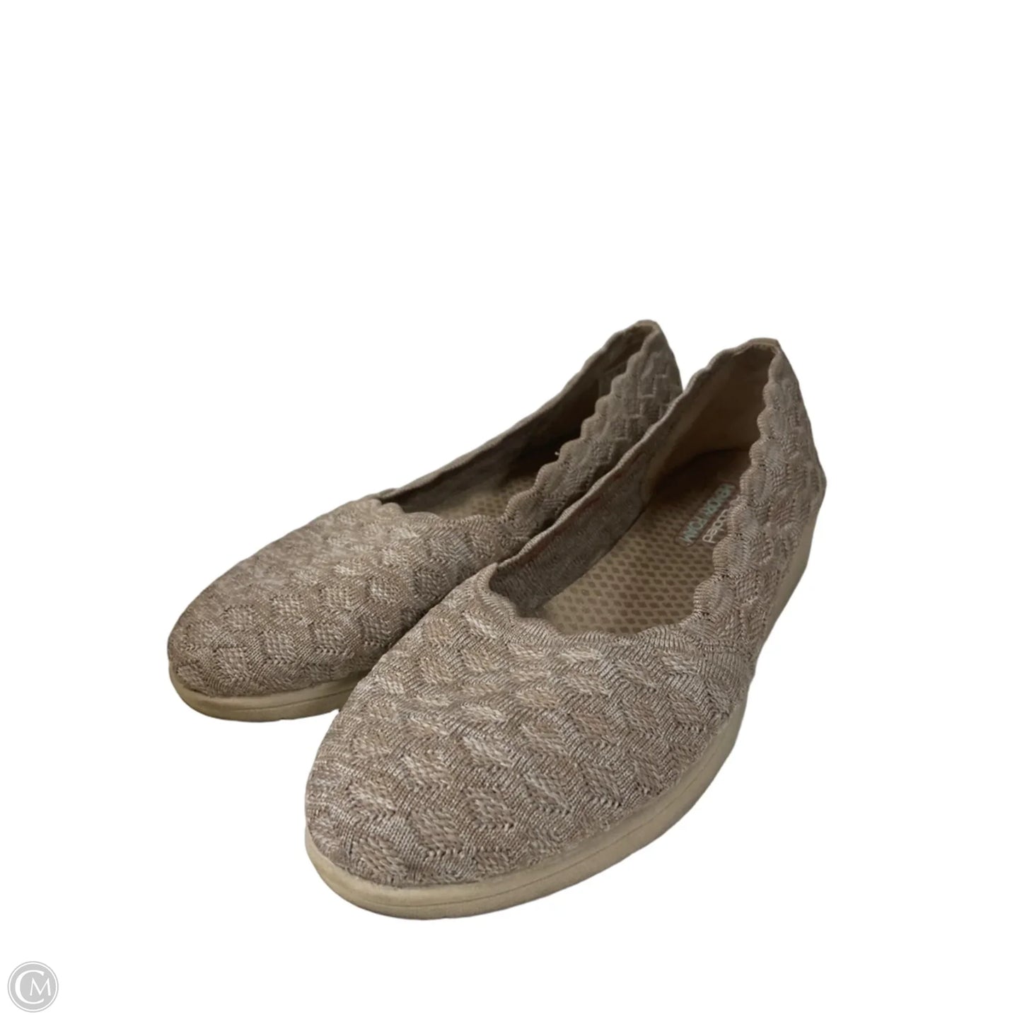 Shoes Flats By Skechers In Taupe, Size: 9
