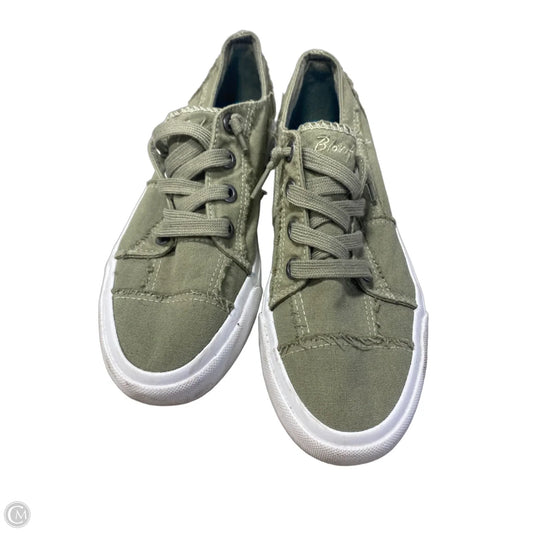 Shoes Flats By Blowfish In Green, Size: 8
