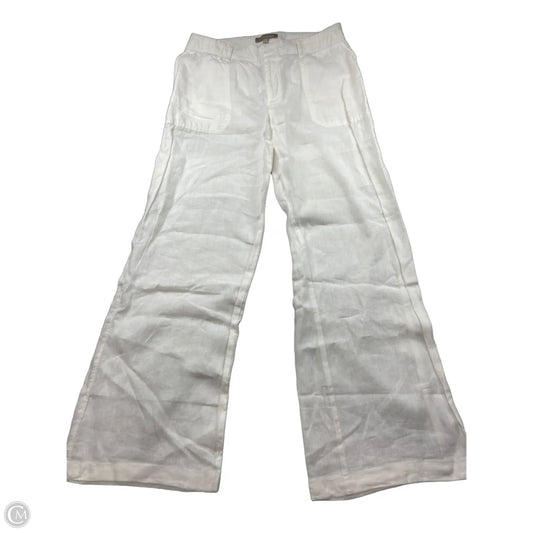 Pants Linen By Banana Republic In White, Size: 14