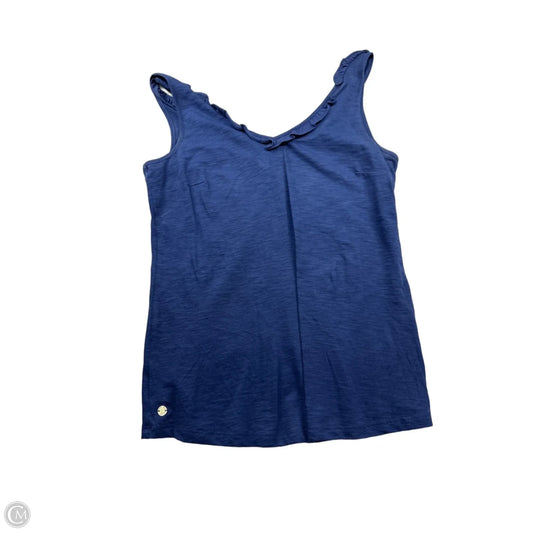 Top Sleeveless Designer By Lilly Pulitzer In Navy, Size: Xs