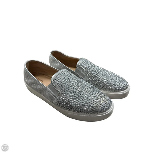 Shoes Flats By Inc In Silver, Size: 9.5