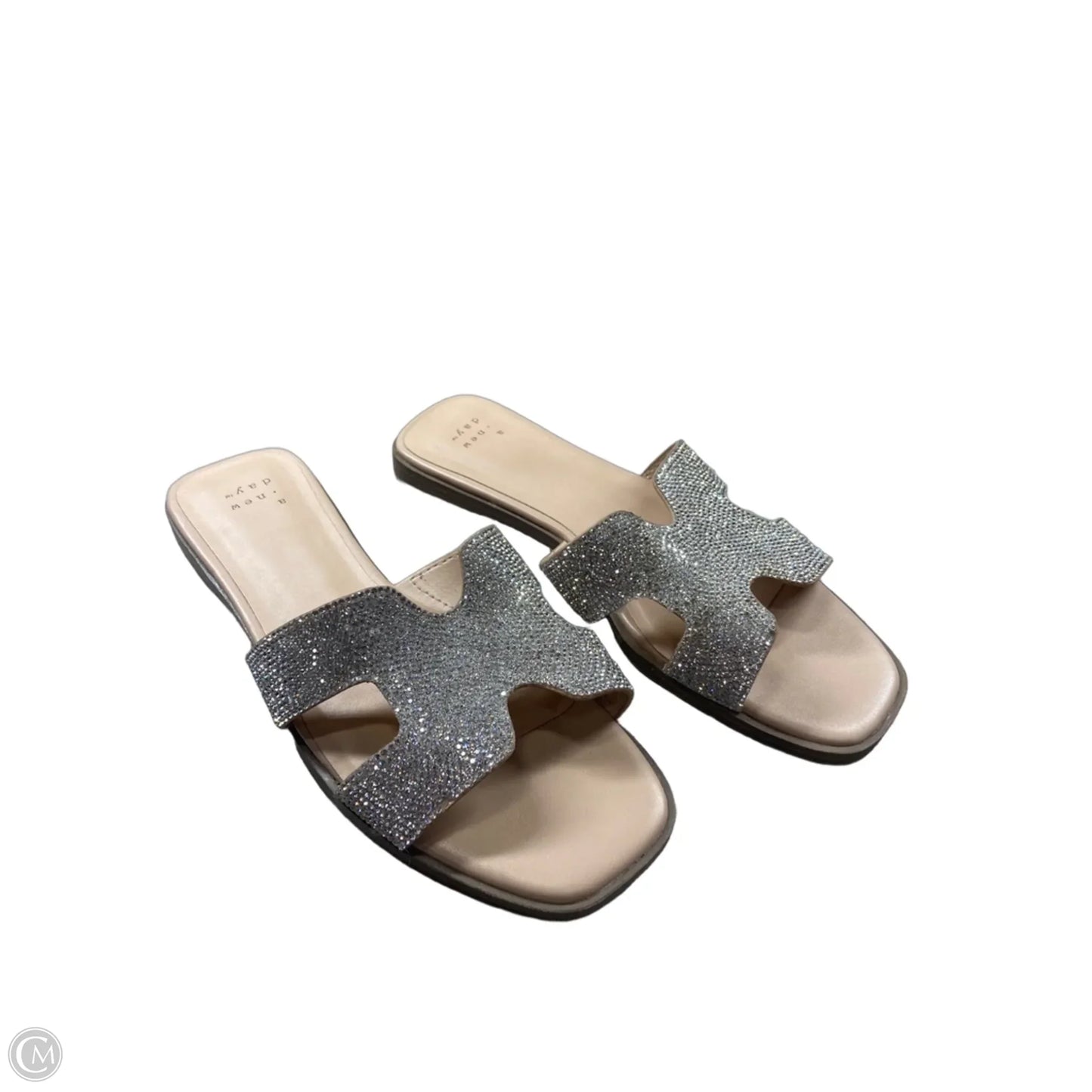 Sandals Flats By A New Day In Beige, Size: 7