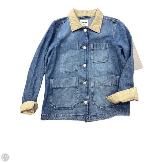 Jacket Denim By Sonoma In Blue Denim, Size: Xsp