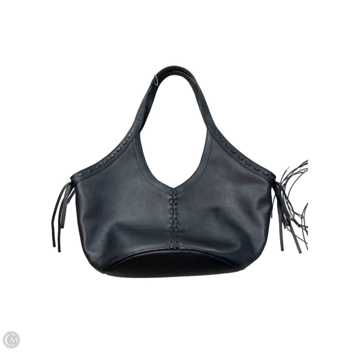Handbag Leather By Vince Camuto, Size: Large