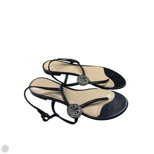 Sandals Designer By Tory Burch In Black, Size: 8.5