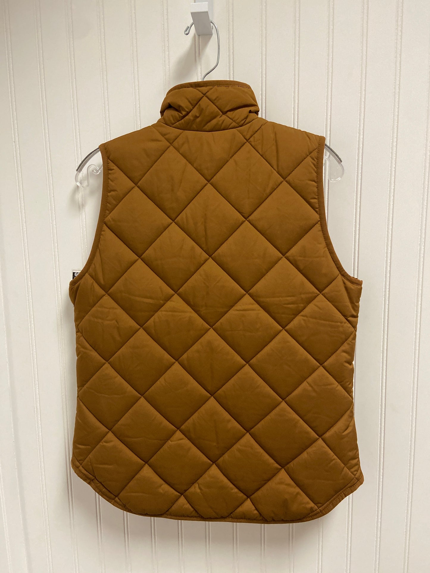 Vest Puffer & Quilted By J. Crew In Tan, Size: Xs