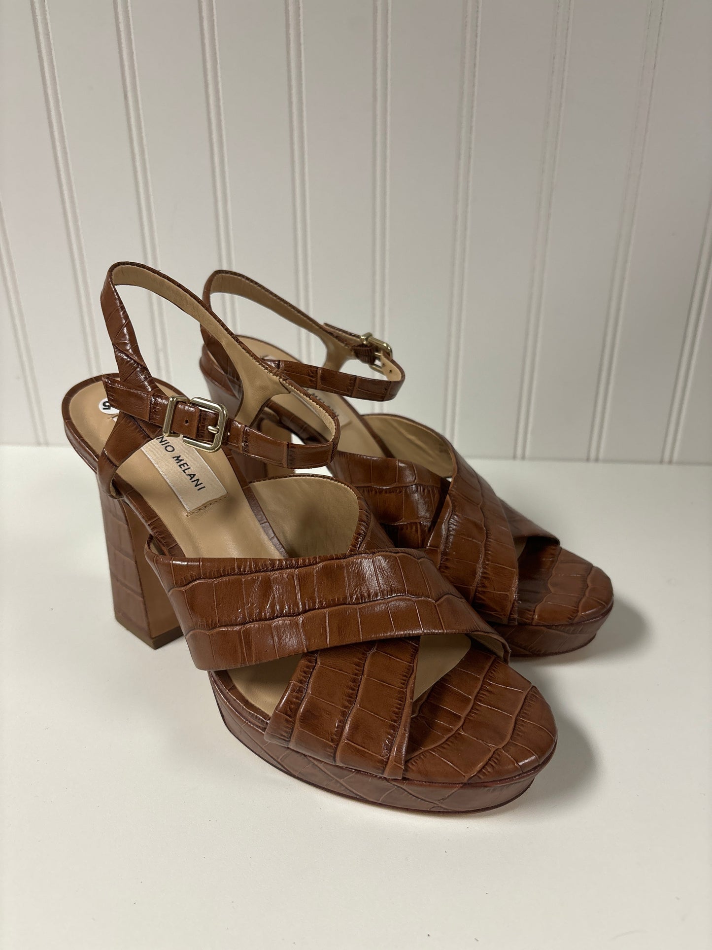 Sandals Heels Block By Antonio Melani  Size: 7.5