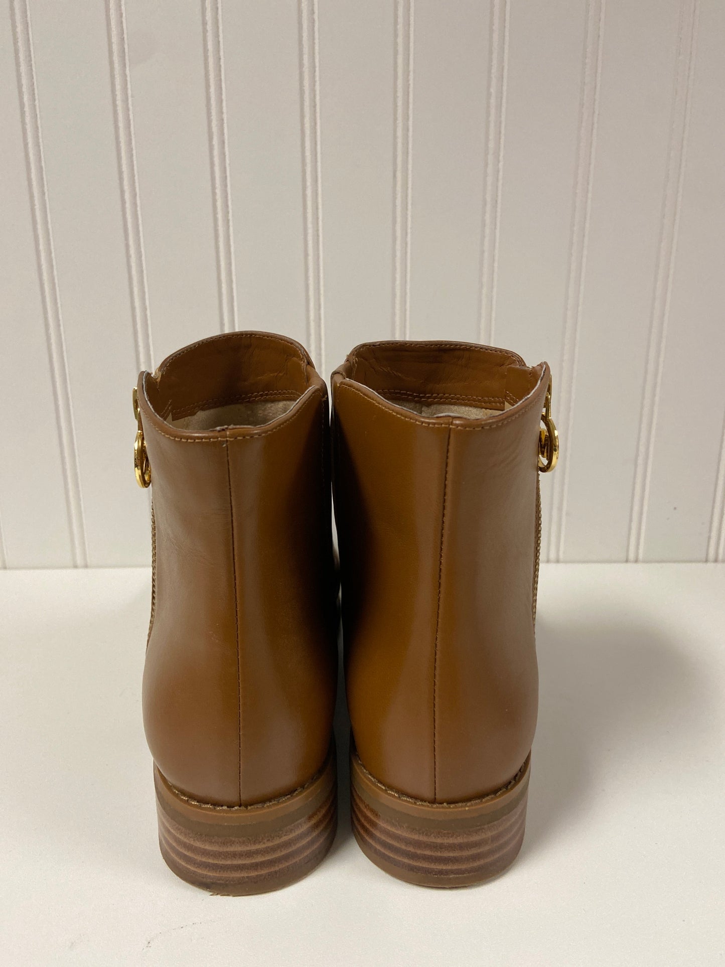 Tan Boots Designer Michael By Michael Kors, Size 8