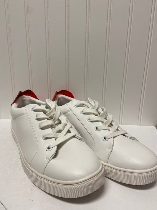 White Shoes Sneakers Betsey Johnson, Size 10