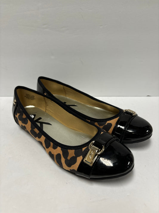 Animal Print Shoes Flats Anne Klein, Size 7.5