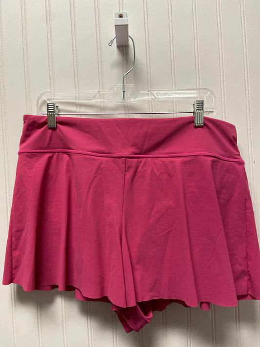 Pink Athletic Skort Athleta, Size Xl