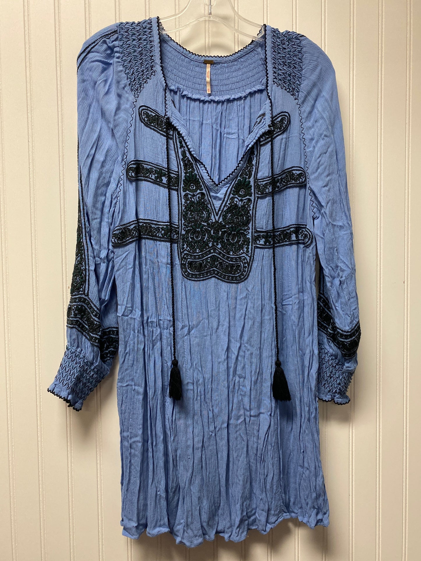 Blue Dress Casual Midi Free People, Size Xs