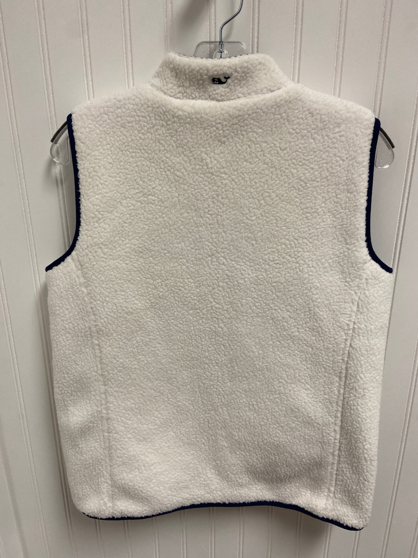 Vest Faux Fur & Sherpa By Vineyard Vines In White, Size: Xl