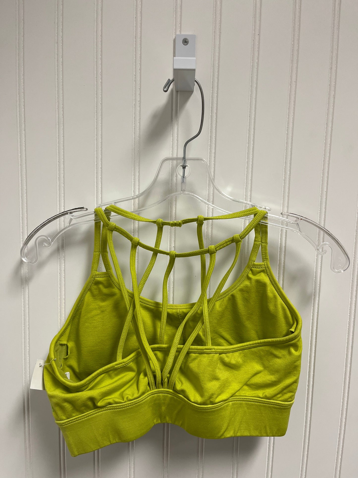 Athletic Bra By Fabletics In Chartreuse, Size: M