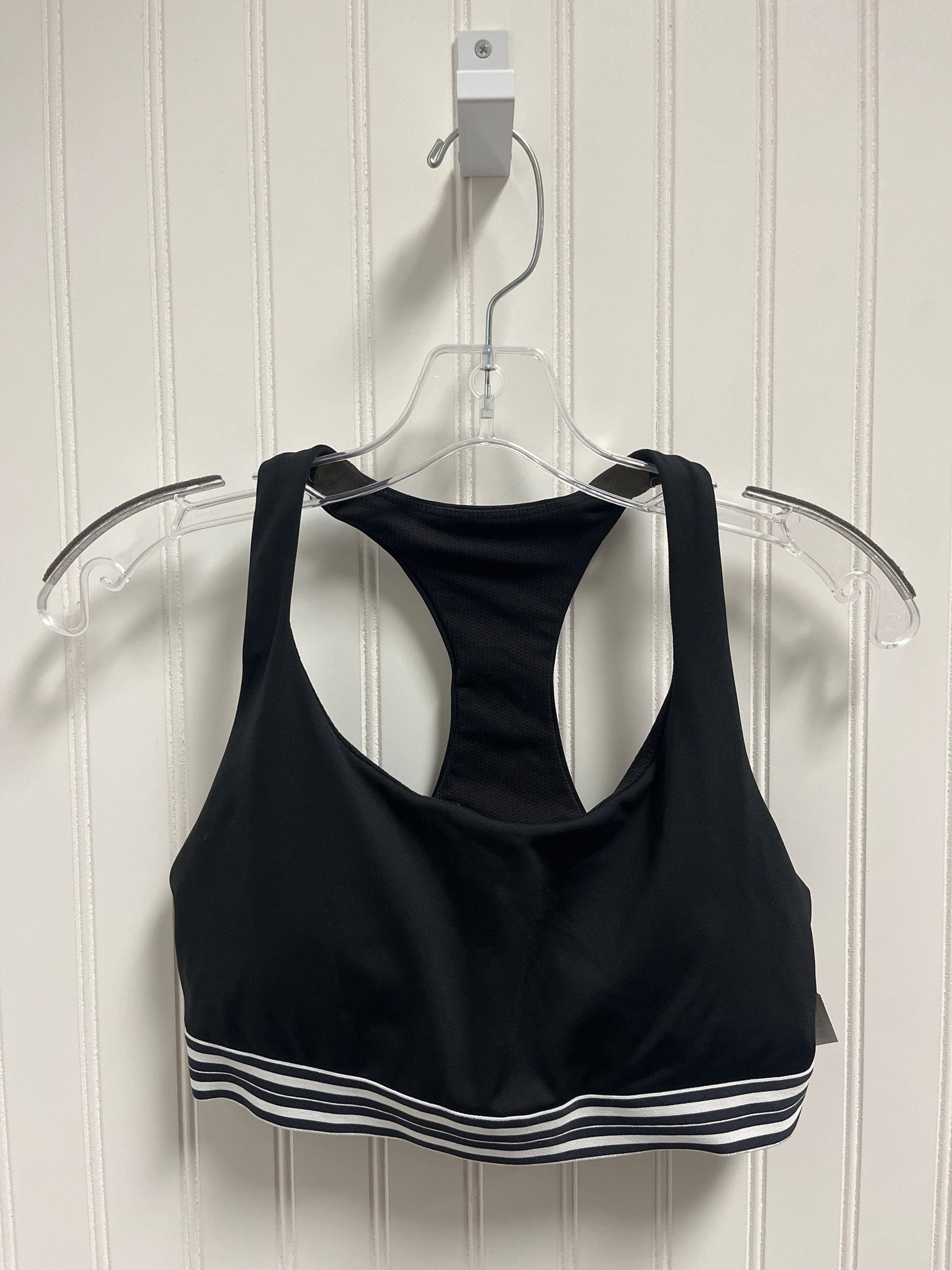 Athletic Bra By Athleta In Black & White, Size: M