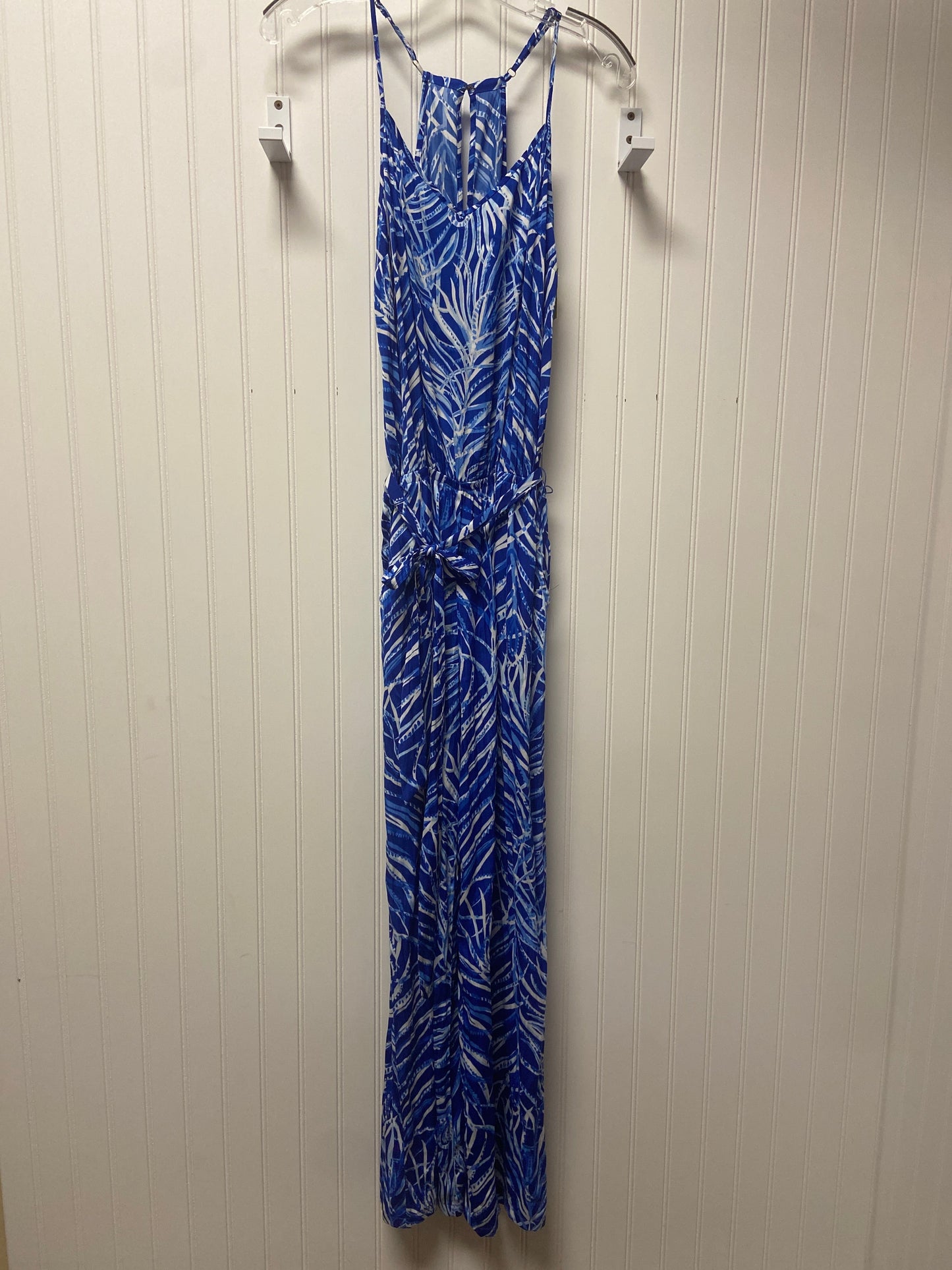 Jumpsuit Designer By Lilly Pulitzer In Blue & White, Size: Xs