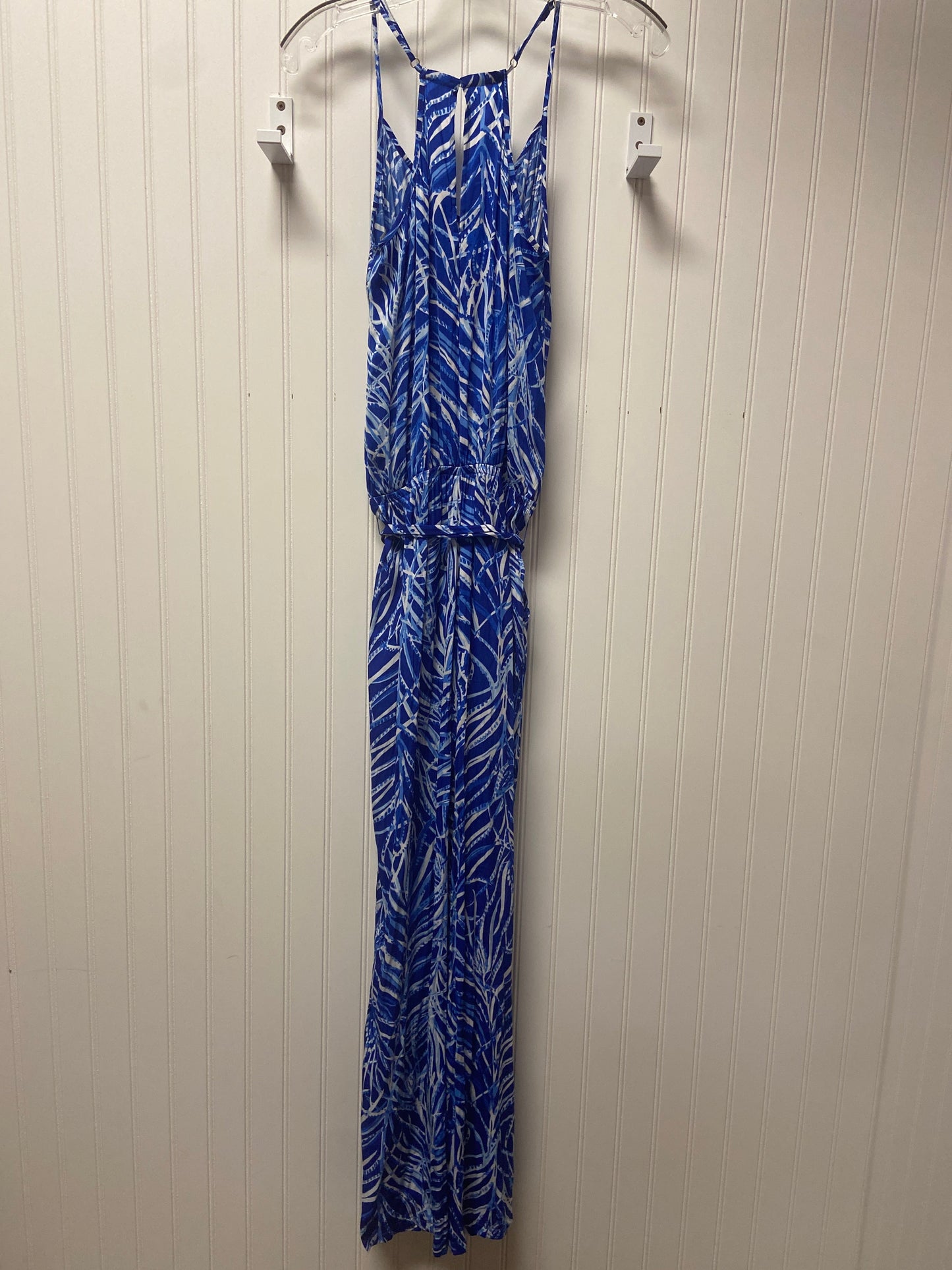 Jumpsuit Designer By Lilly Pulitzer In Blue & White, Size: Xs