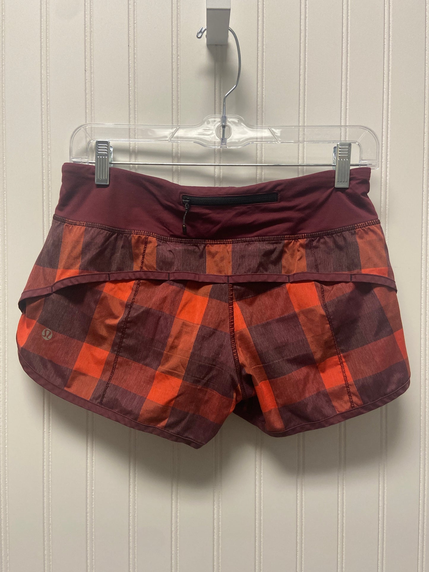 Athletic Shorts By Lululemon In Red, Size: S