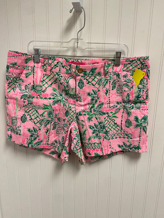 Shorts Designer By Lilly Pulitzer In Pink, Size: L