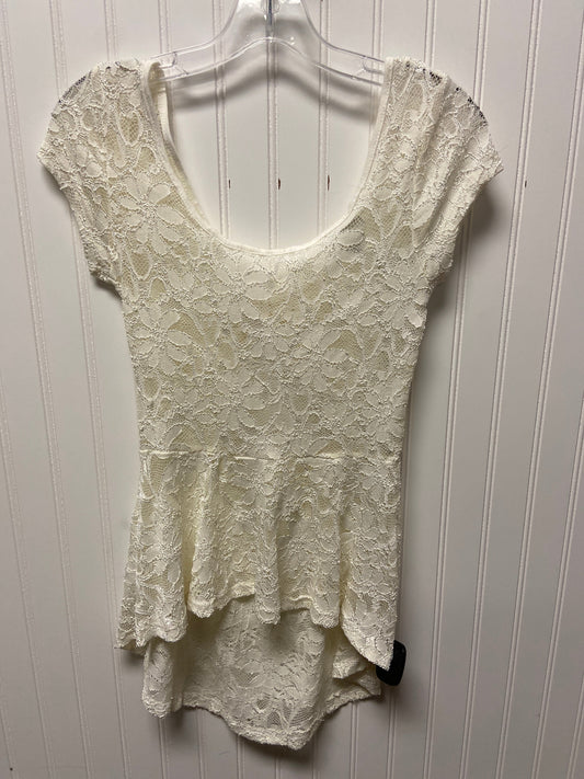 Top Short Sleeve By Joie In Cream, Size: S