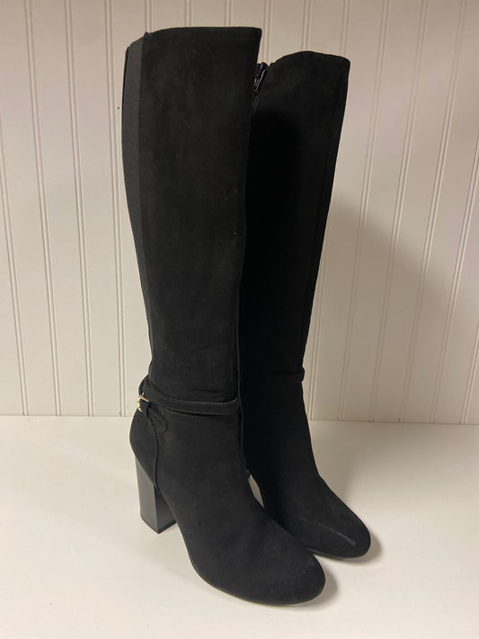 Boots Knee Heels By Lc Lauren Conrad In Black, Size: 8.5