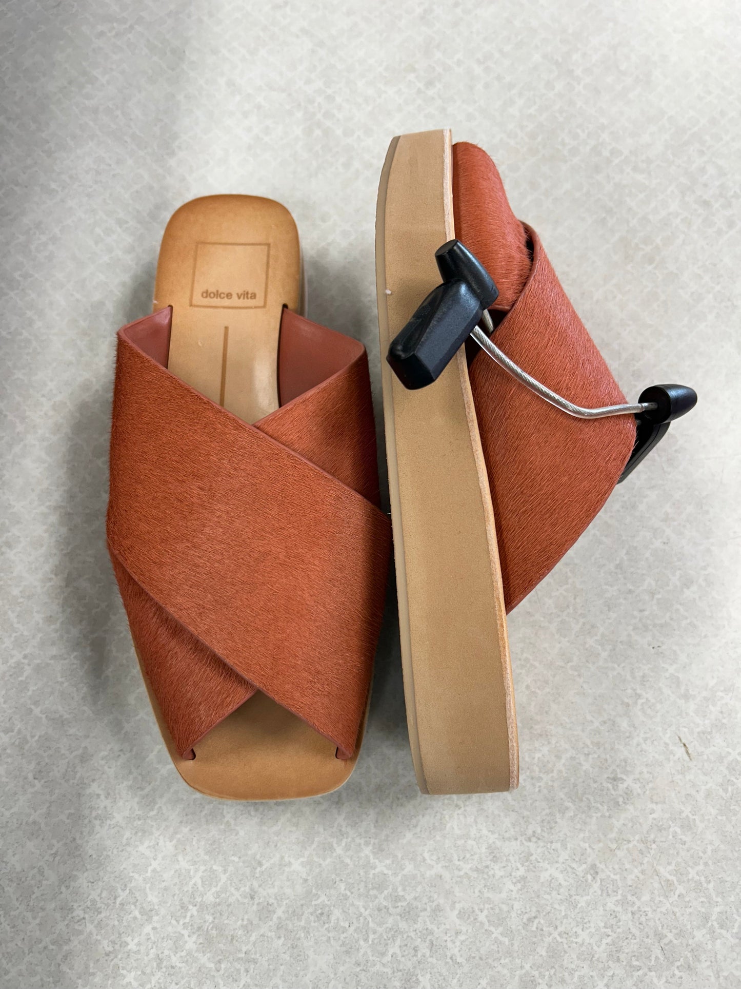 Sandals Flats By Dolce Vita In Orange, Size:6
