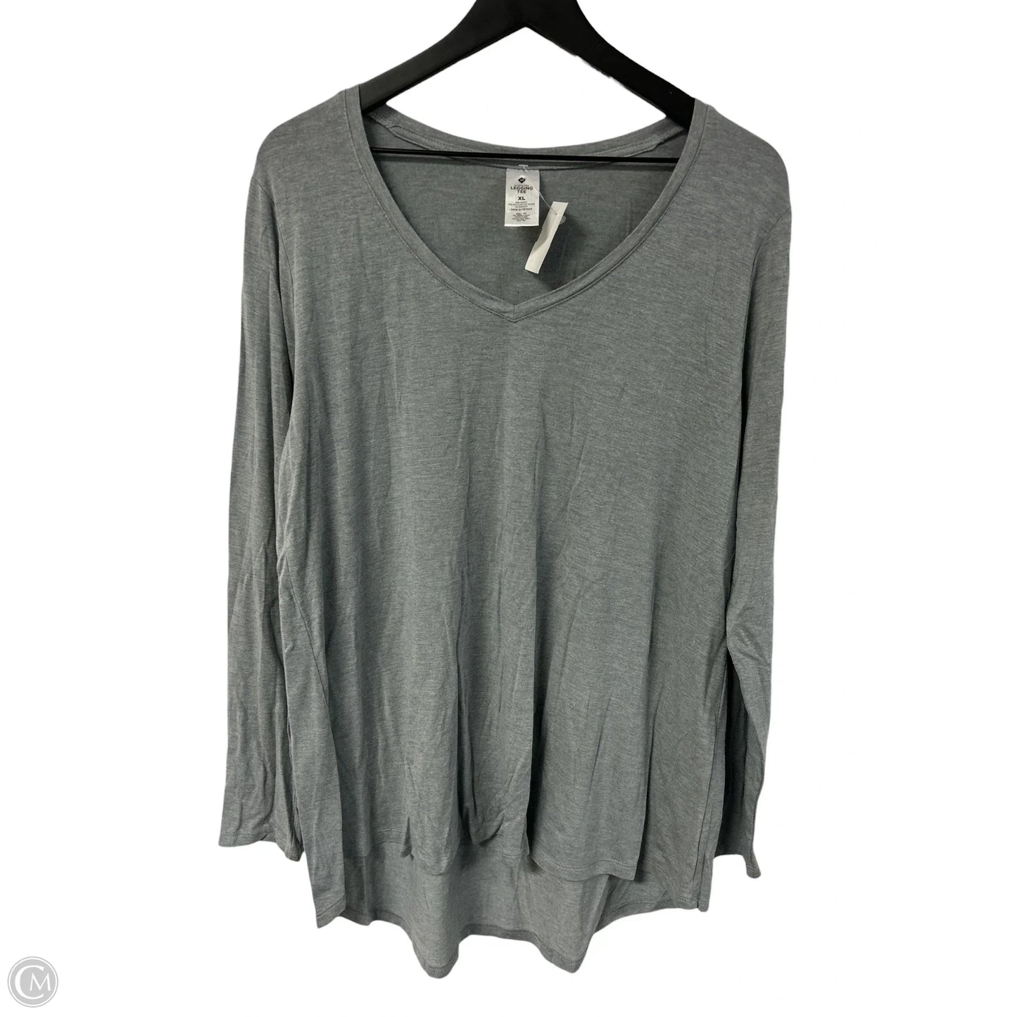 Top Long Sleeve Basic By Members Mark In Grey, Size: Xl
