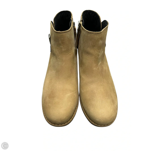 Shoes Heels Block By Merrell In Tan, Size: 9.5