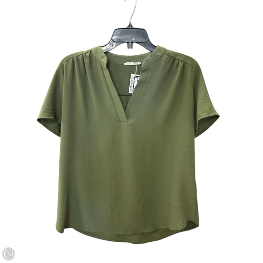 Top Short Sleeve By Entro In Green, Size: S