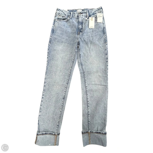 Jeans Straight By Good American In Blue Denim, Size: 8