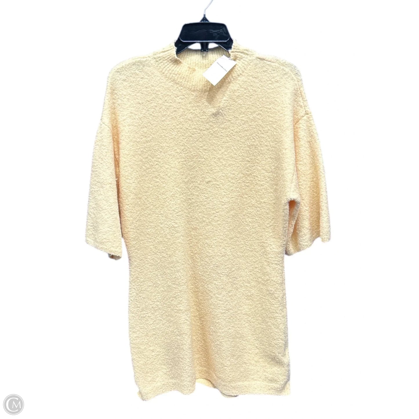 Dress Sweater By Abercrombie And Fitch In Yellow, Size: M
