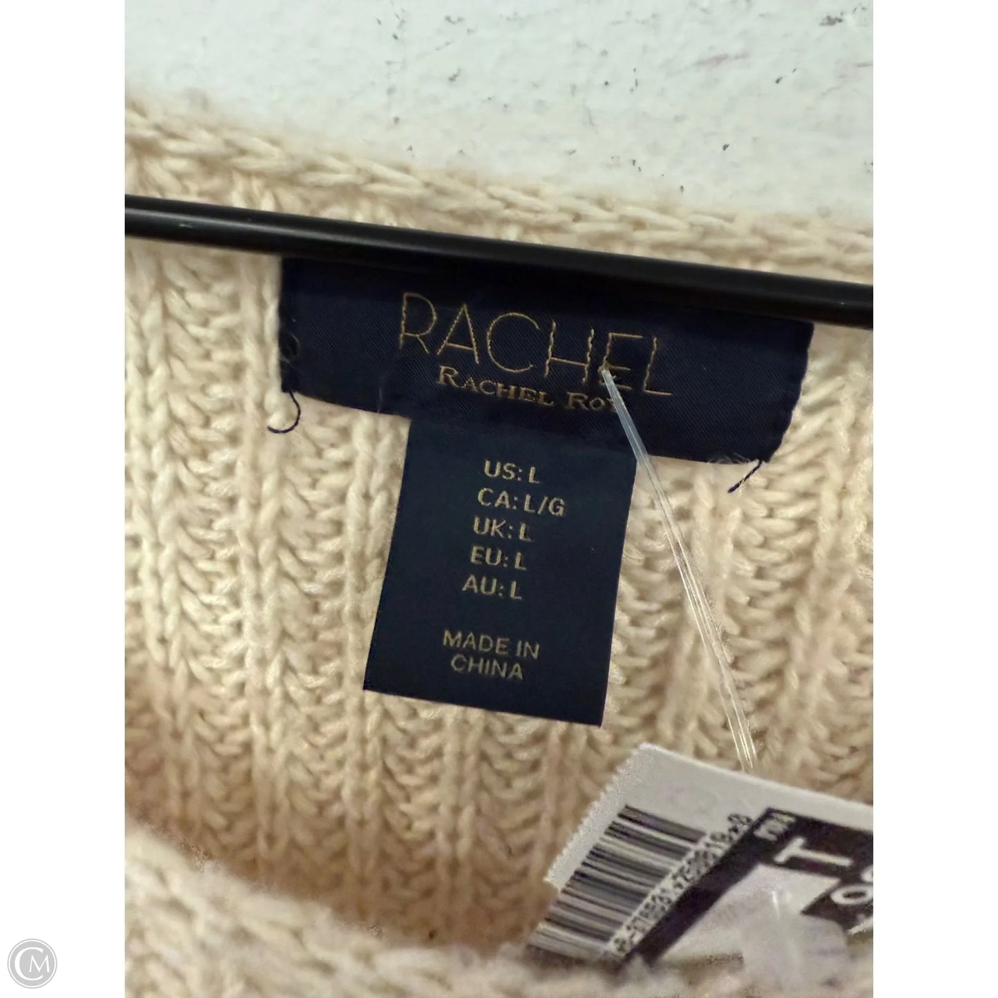 Sweater By Rachel Roy In White, Size: L