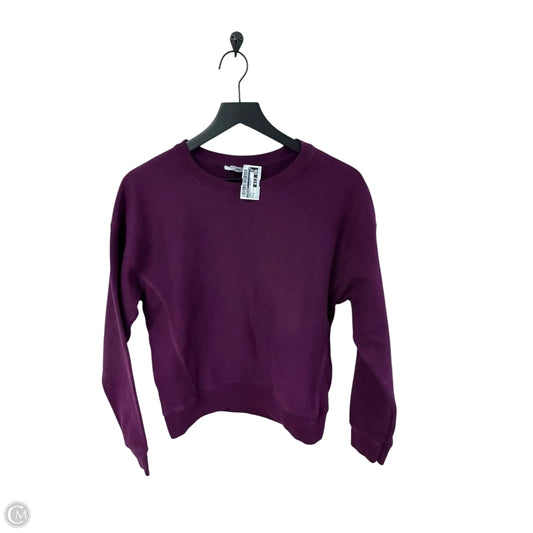 Sweatshirt Crewneck By Champion In Purple, Size: S