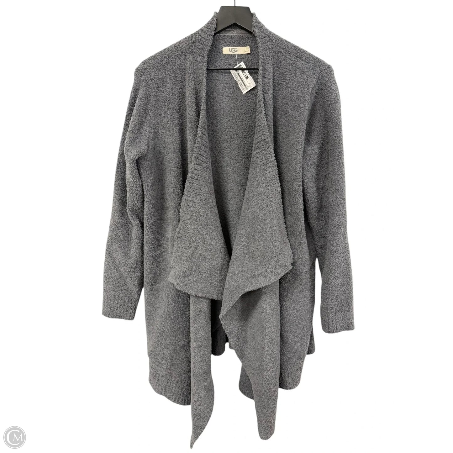 Sweater Cardigan Designer By Ugg In Grey, Size: M