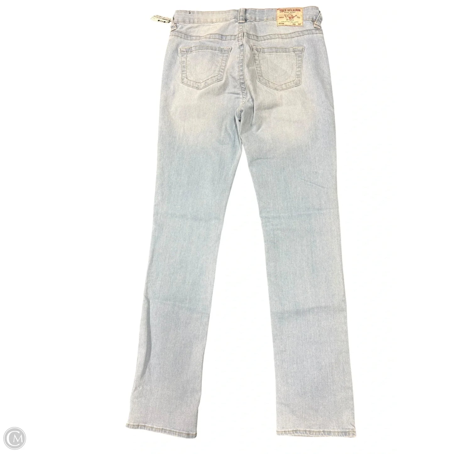 Jeans Straight By True Religion In Blue Denim, Size: 8