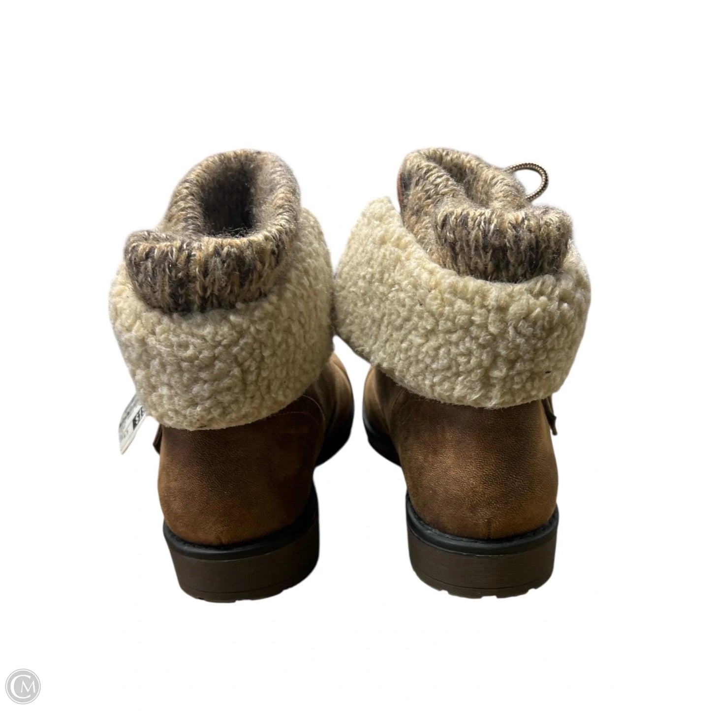 Boots Ankle Flats By White Mountain In Brown, Size: 9.5