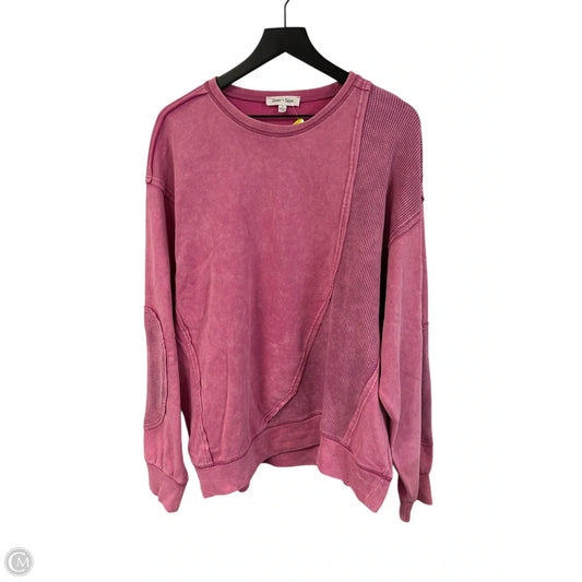 Sweatshirt Crewneck By Cmc In Pink, Size: L