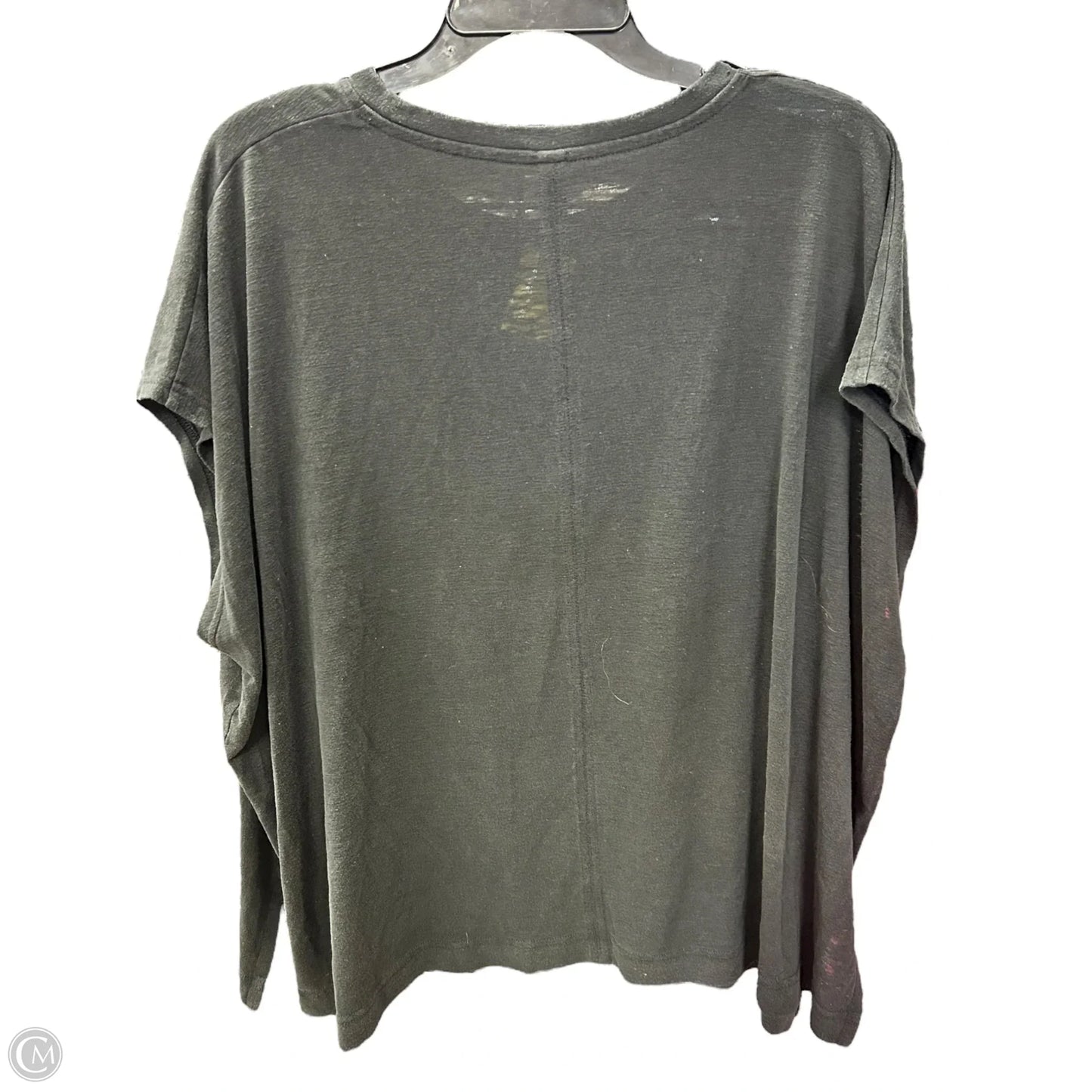 Athletic Top Short Sleeve By Athleta In Black, Size: 2x