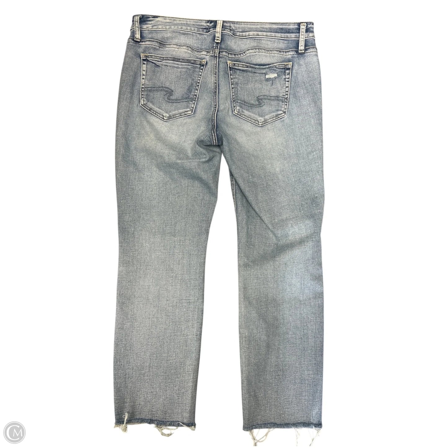 Jeans Straight By Silver In Blue Denim, Size: 10