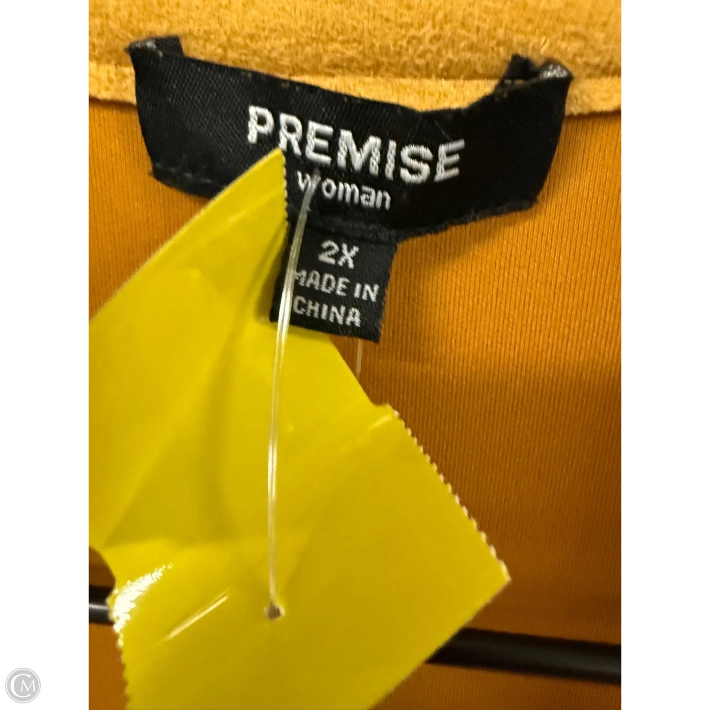 Blazer By Premise In Yellow, Size: 2x